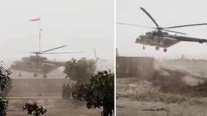 Maryam Nawaz Unhurt After Wall Falls During Helicopter Landing