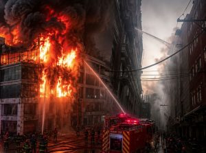 Massive Fire Breaks Out At Lahores New Azam Cloth Market Rescue Operation Underway