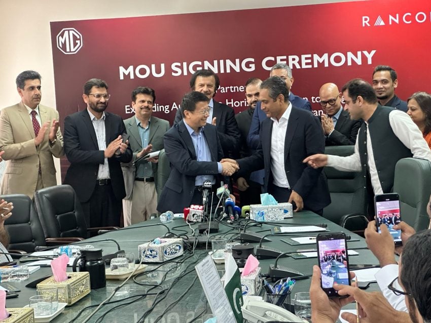 Mg Jw Automobile Pakistan Signs Mou With Rancon To Export 5000 Vehicles To Bangladesh By 2029
