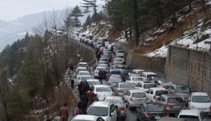 Murree Travel Update Holiday Rush Sparks Massive Traffic Jam Across Hill Station