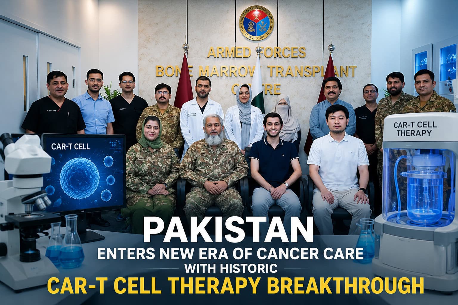 Pakistan enters new Era of Cancer Care with historic CAR-T Cell Therapy Breakthrough Pakistan enters new Era of Cancer Care with historic CAR-T Cell Therapy Breakthrough