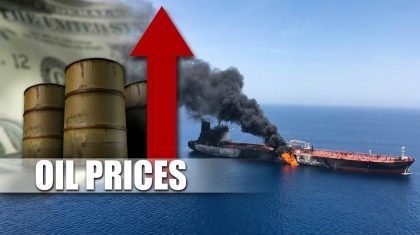 Oil Prices Jump After Irans Missile Strike On Commercial Ships In Hormuz