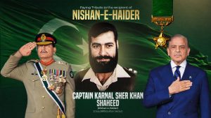 Pakistan Civil Military Leaders Honor Captain Colonel Sher Khan Shaheed On Martyrdom Anniversary