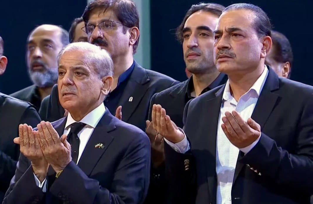 Pm Shehbaz Army Chief Asim Munir Pay Respects At Irans Slain Leader Ali Khameneis Funeral 