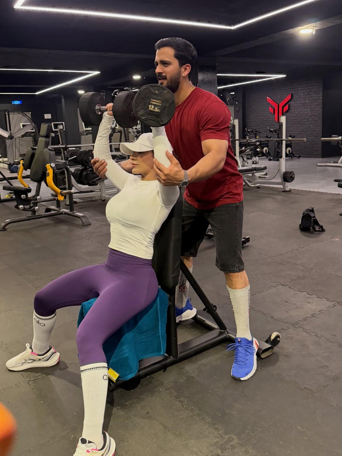 Rajab Butt Sweats It Out With Sadia Baloch In Bold Gym Session 
