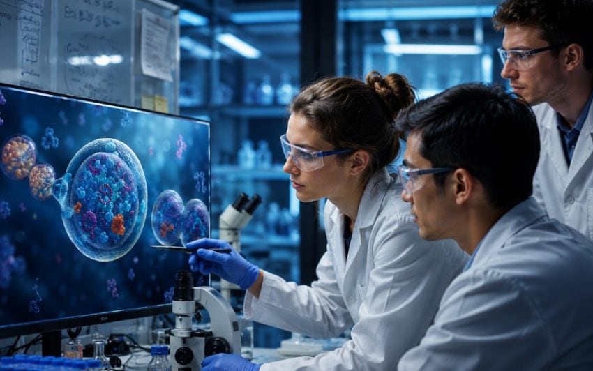 What Is Spudcell Lab Made Cell Being Able To Grow Copy Dna And Divide