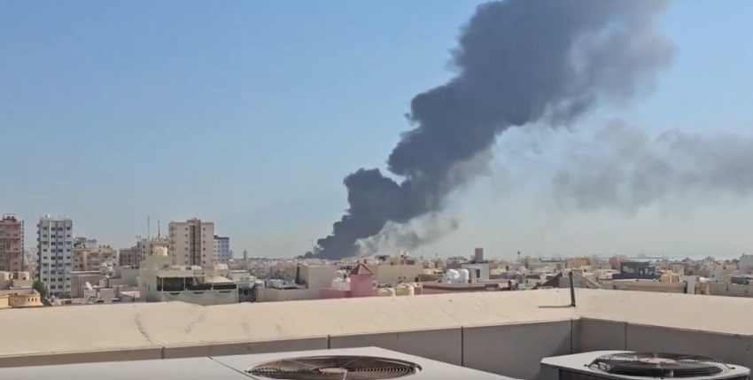 Workers Injured As Kuwait Petroleum Corporation Oil Facility Comes Under Iranian Attack