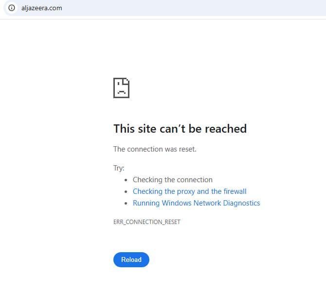 Al Jazeera Web Inaccessible In Pakistan Amid Govts Outrage Over Biased Kashmir Election Reporting
