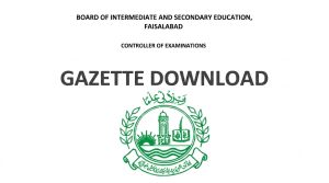 Bise Faisalabad Matric Class 10 Gazette 2026 Pdf Download