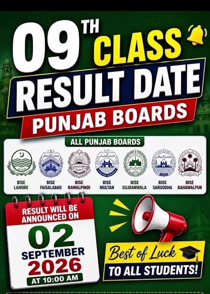 Bise Lahore Class 9 Results 2026 Result Date Time And Updates 