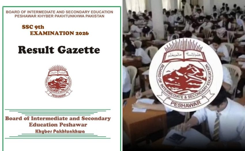 Bise Peshawar 9th Class Gazette 2026 Pdf Download
