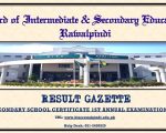 Bise Rawalpindi Matric Class 10 Gazette 2026 Pdf Download