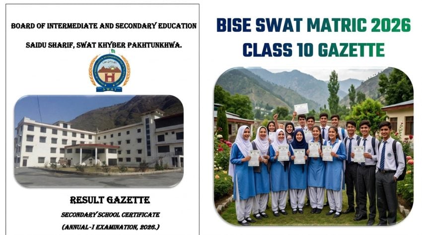 Bise Swat Matric 2026 Gazette Download Pdf Check Results Online
