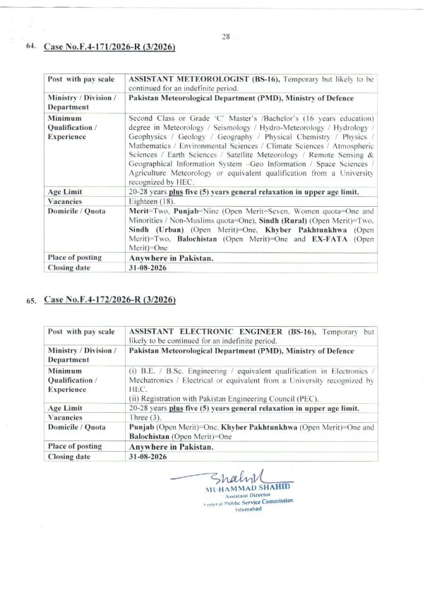 Fpsc Jobs August 2026 Teacher Nurse Medical Engineer Fia Vacancies Apply Online 