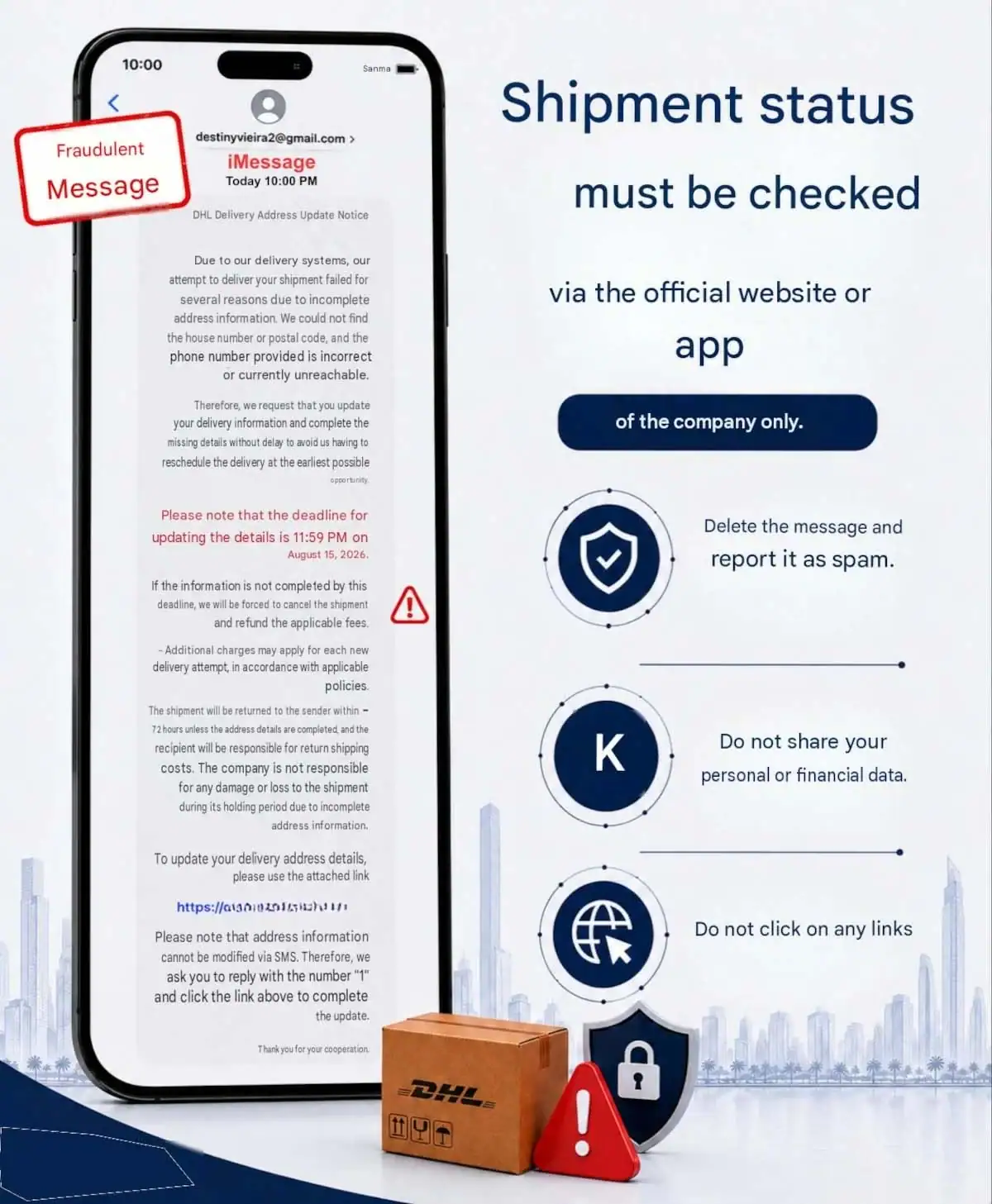 Iphone Users Beware This Fake Delivery Message Could Steal Your Sensitive Data