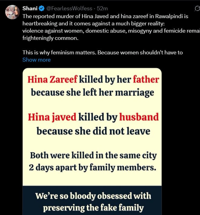 Justiceforhina Trends As Mahira Khan Backs Calls For Justice In Rawalpindi Woman Case 