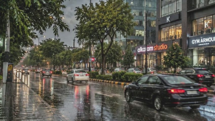 Lahore Rain Update City Receives Light Showers More Thunderstorms Coming This Week