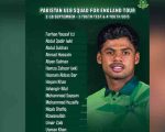 Pakistan Name 15 Member Squad For England Tour
