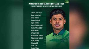Pakistan Name 15 Member Squad For England Tour