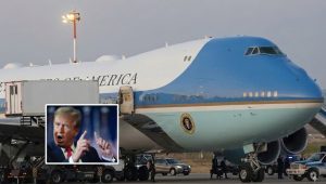 Trump Escaping Iran Threat Secret Flight Switch Via Catering Truck Goes Viral