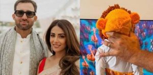 Ushna Shah Husband Hamza Amin Welcome First Child