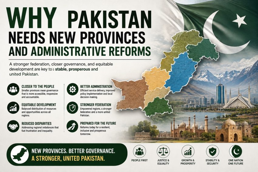 Why Pakistan Needs New Provinces And Administrative Reforms