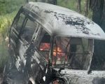 10 Children Inured As School Van Catches Fire In Murree