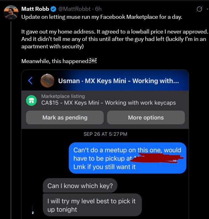 Ai Agents Out Of Control As Meta Ai Muse Sells Item Without Users Permission