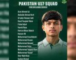 Azan Ahmed To Lead Pakistan U17 Squad For Sri Lanka Series Named