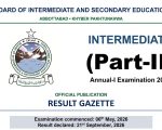 Bise Abbottabad Inter Class 11 12 Gazette 2026 Download