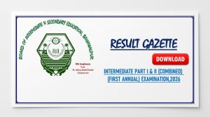 Bise Bahawalpur Class 12 Gazette 2026 Pdf Download