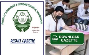 Bise Bahawalpur Class 9 Result Gazette 2026 Download