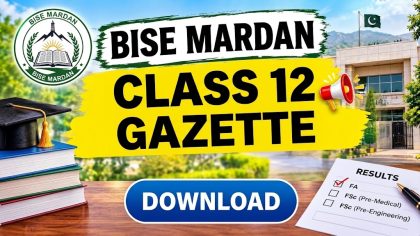 Bise Bannu Class 12 Gazette 2026 Download