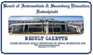 Bise Rawalpindi Class 12 Gazette Download 2026