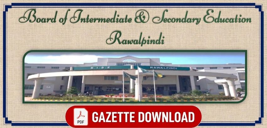Bise Rawlapindi Class 9 Result Gazette 2026 Download