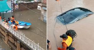 Boats Seen On Rawalpindi Roads As 230mm Monsoon Rain Breaks 16 Year Record