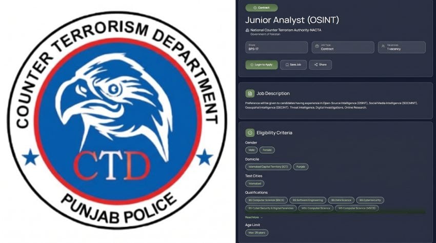 Ctd Punjab Hiring Over 100 Experts For New Digital Counter Narrative Wing