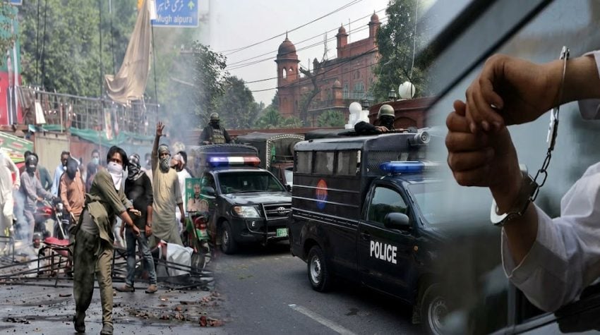 Four Booked For Rebellion Against State Over Plot To Train Youths To Fight Police In Pti Long March