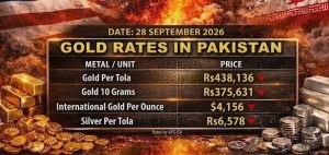 Gold Rates Crashes To Rs438136 Per Tola In Pakistan Full Price List