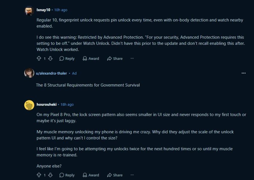 Google Pixel 10 Pro Xl Pixel 8 Pro Hit By Lock Screen Bug After New Update 