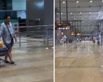 Heavy Rain Causes Waterlogging At Delhi Airport Flights Disrupted