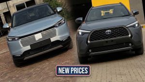 Honda Hr V Ehev Toyota Corolla Cross New Prices In Pakistan After Gst Cut