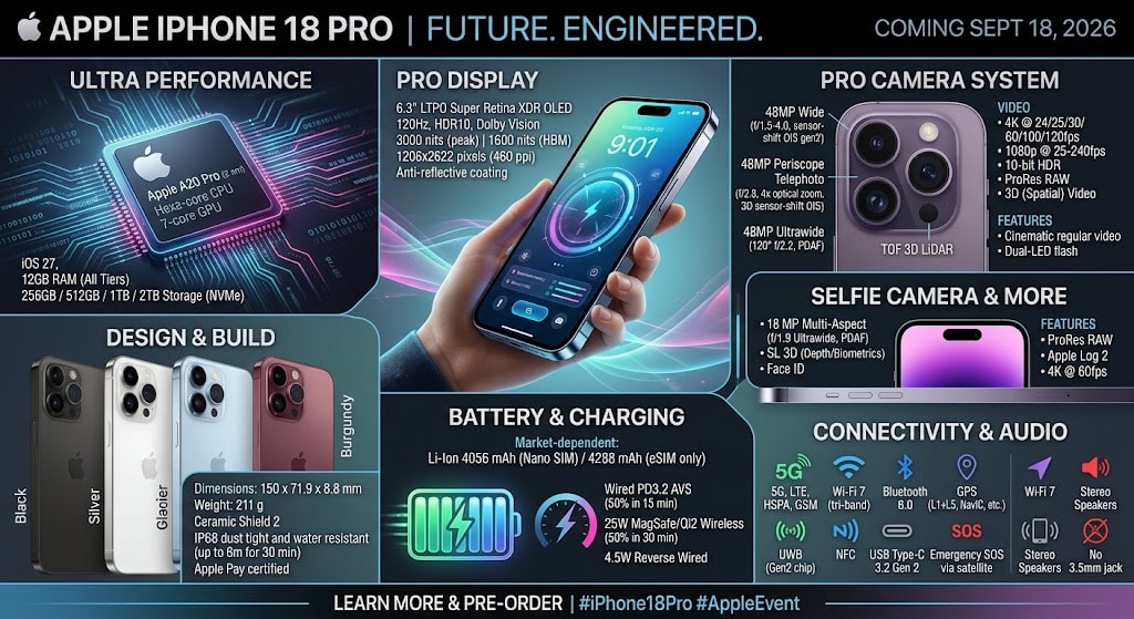 Iphone 18 Pro 18 Pro Max Expected Price Pta Taxes In Pakistan 