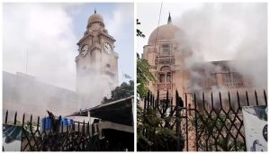 Karachi Mayor Office Completely Destroyed As Fire Erupts At Kmc Headquarters