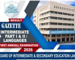 Lahore Board Class 12 Result Gazette Download Pdf