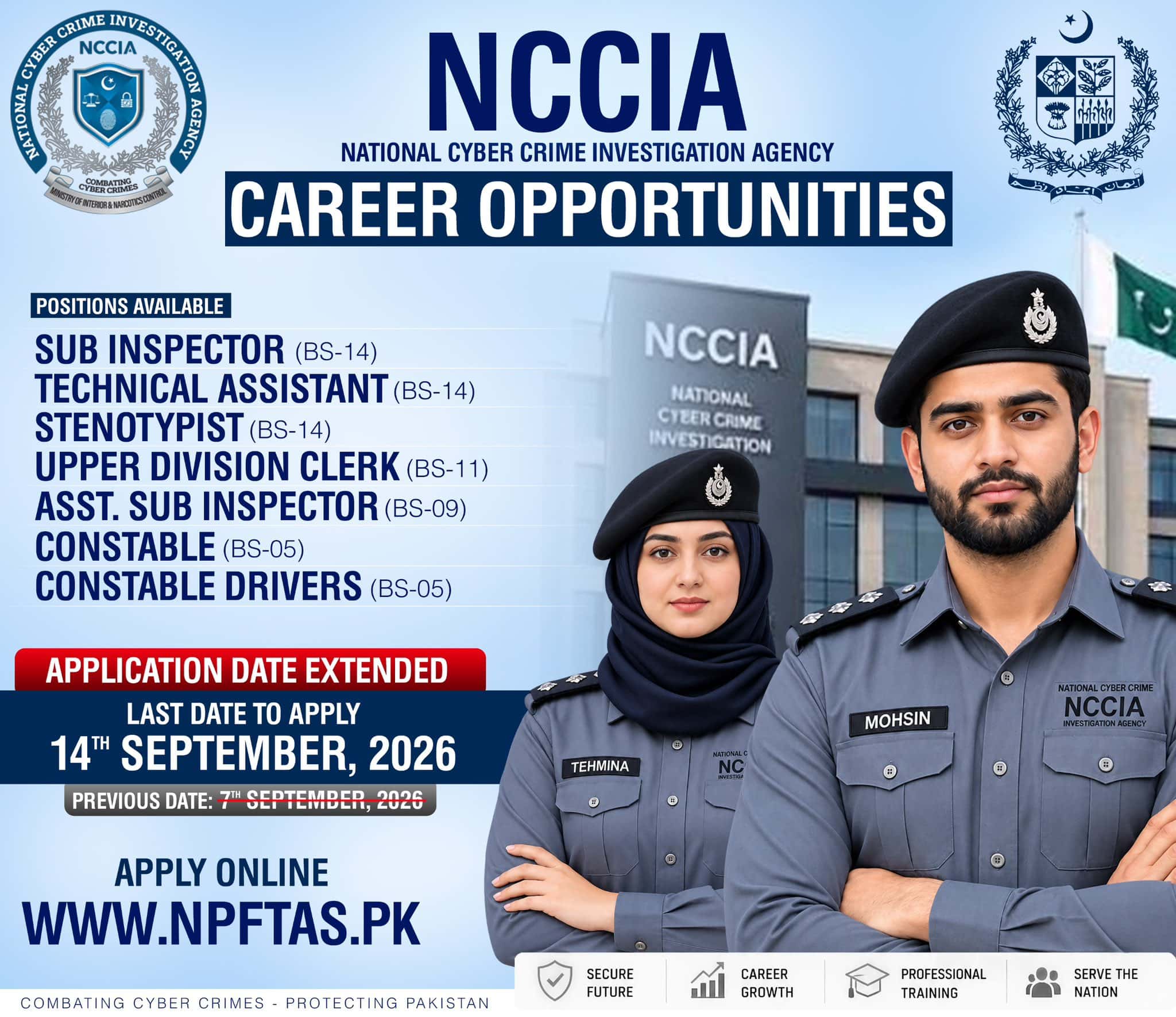 Nccia Jobs 2026 Sub Inspector Asi Constable Driver Vacancies Apply Now