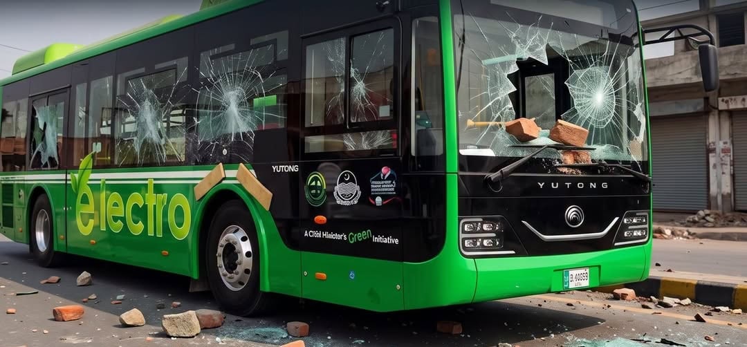 Rawalpindi Green Bus routes from Saddar to Bhatta Chowk and 26 Number face Shutdown