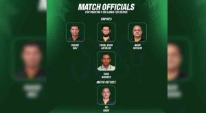 Pcb Announces Match Officials For Series Against Sri Lanka England