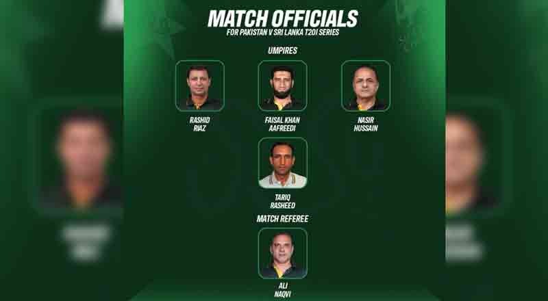 Pcb Announces Match Officials For Series Against Sri Lanka England