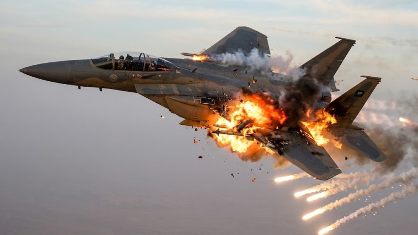 Saudi F 15 Jet Allegedly Shot Down As Houthis Claim Strike Over Marib